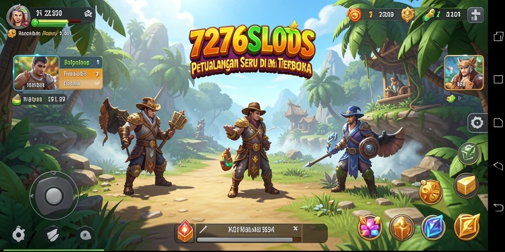 Screenshot menunjukkan pemain menjelajahi dunia terbuka 7276SLOTS dengan berbagai pemandangan menakjubkan.
