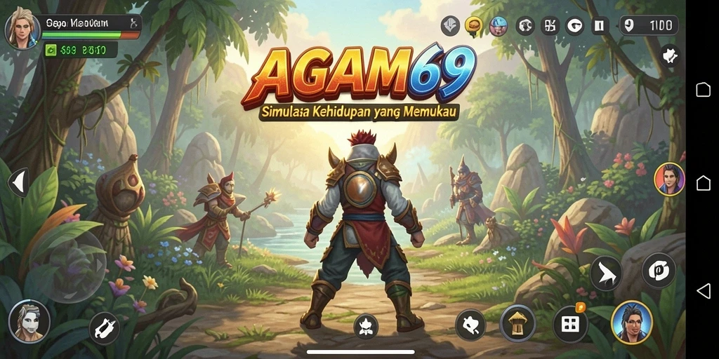 Tampilan gameplay yang menarik dalam game simulasi AGAM69.