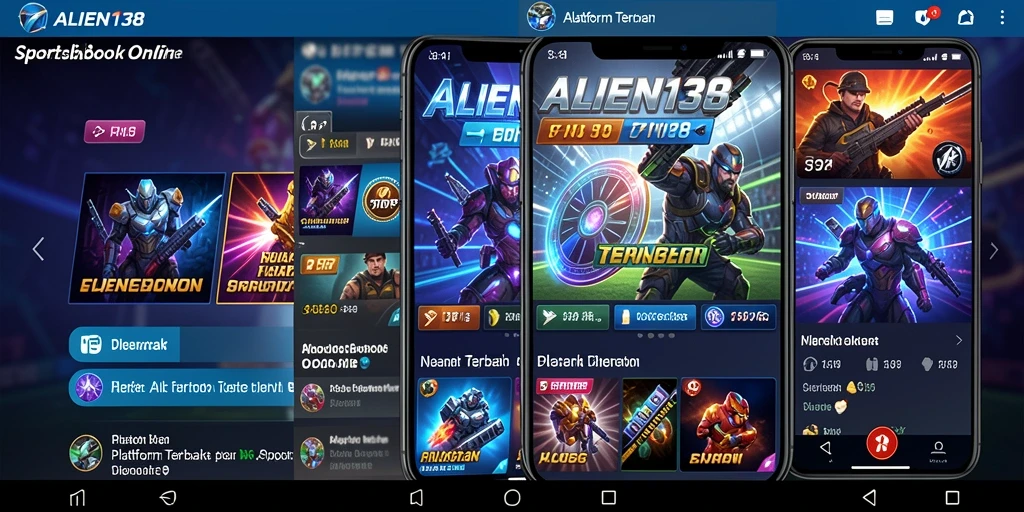 Tampilan gameplay interaktif dalam aplikasi Sportsbook ALIEN138.