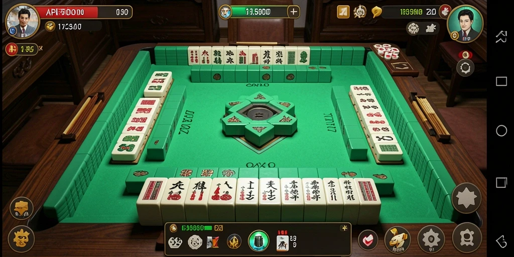 Tampilan seru dan menantang dari gameplay API5000 Mahjong.