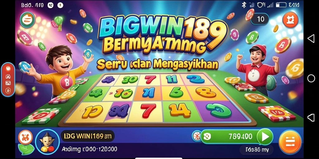 Tampilan gameplay menarik dari permainan Bingo BIGWIN189.