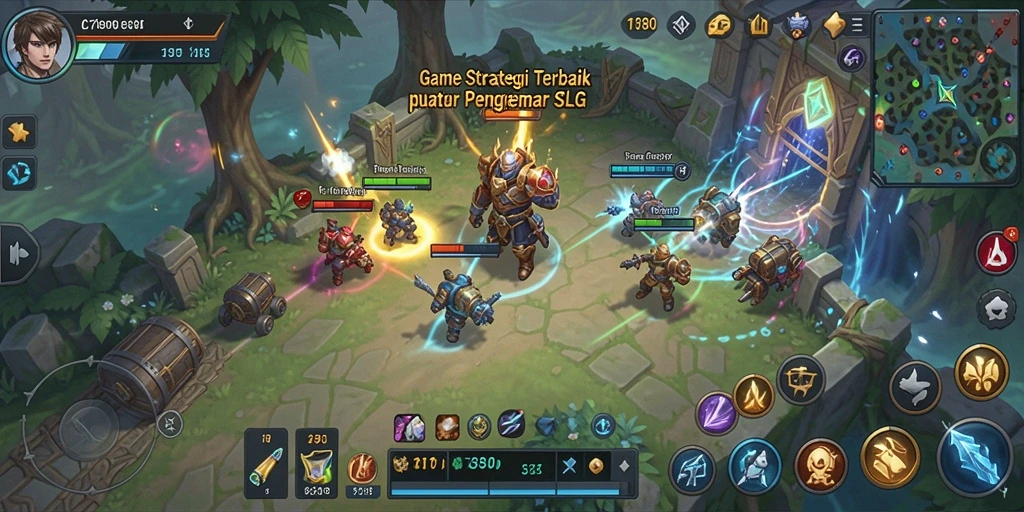 Screenshot gameplay C7890 menampilkan aksi strategis yang mendebarkan.