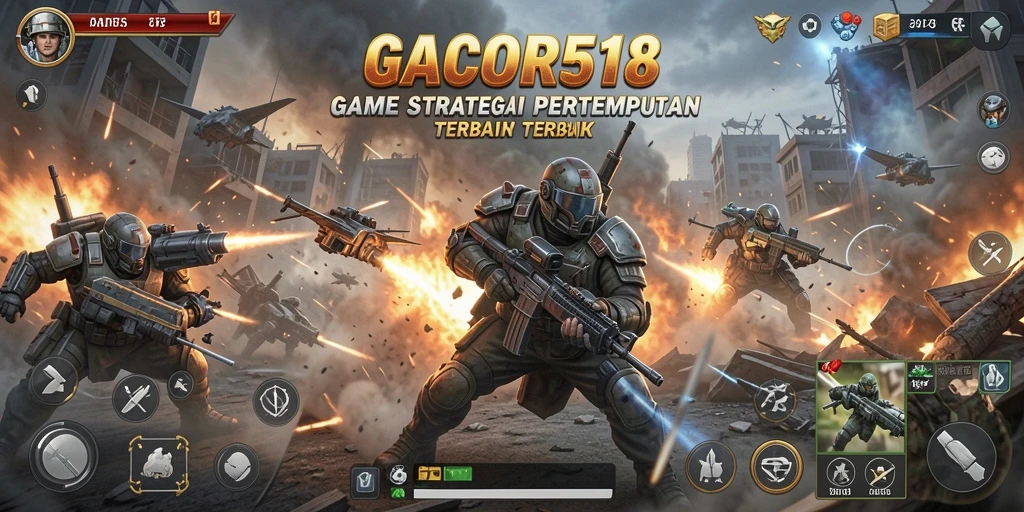 Gameplay seru dalam GACOR518 dengan strategi pertempuran menantang.