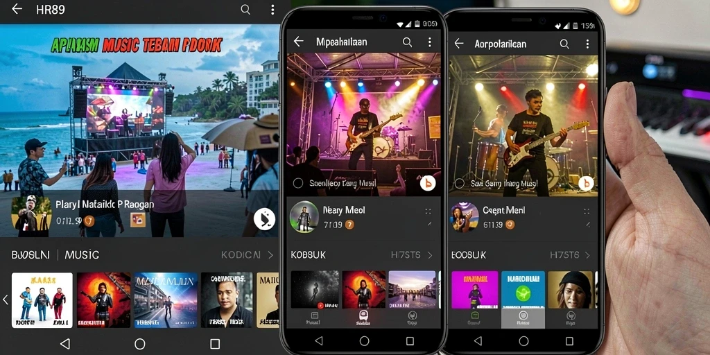 Tampilan gameplay HR89 menampilkan pengalaman musik yang interaktif dan menyenangkan.