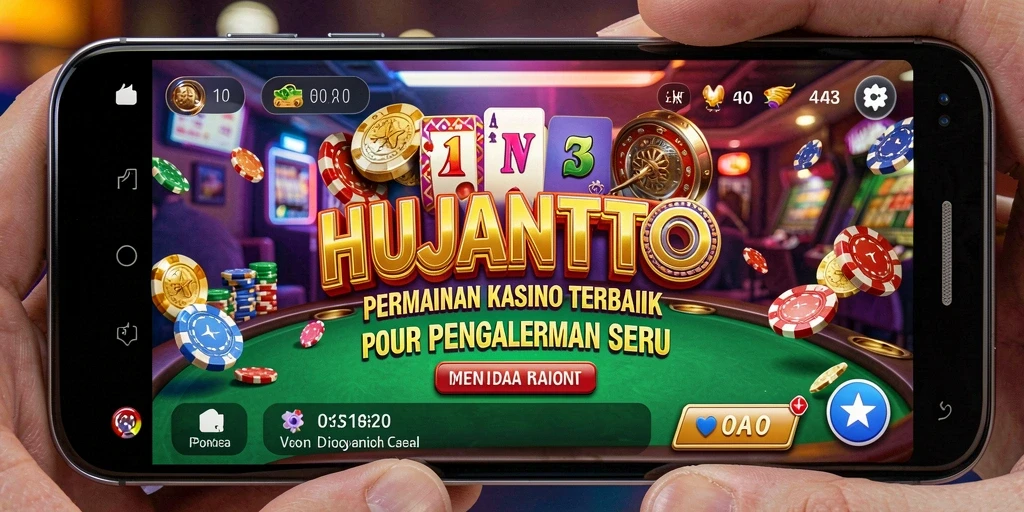 Gameplay seru HUJANTOTO dengan grafis menarik dan interaksi sosial.