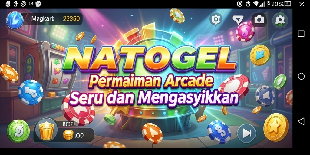 Tampilan permainan INATOGEL yang seru dan mendebarkan.