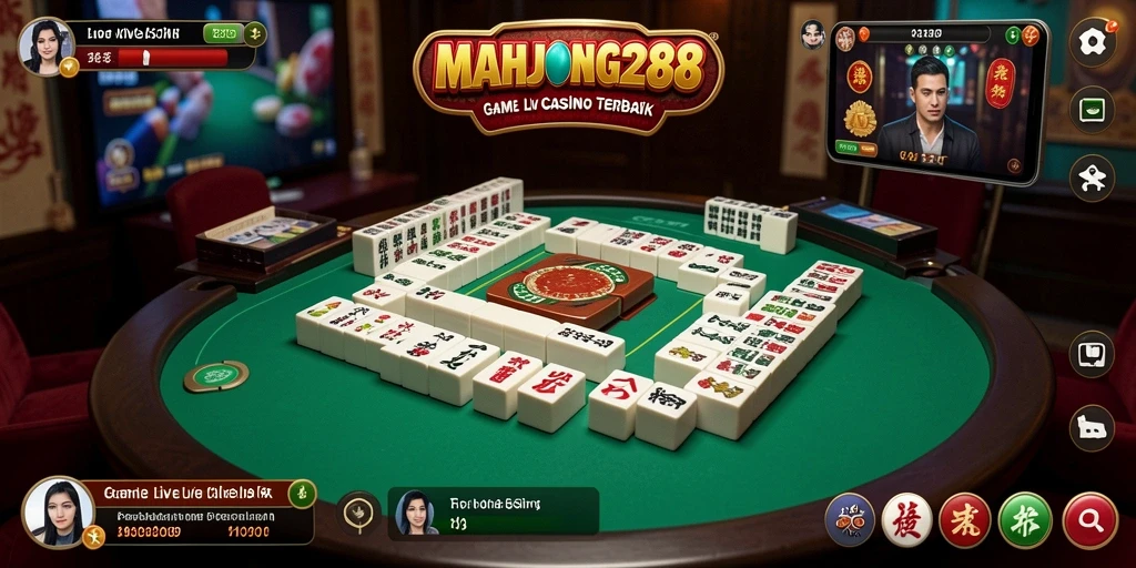 Tampilan gameplay Live Casino yang menarik di MAHJONG288.