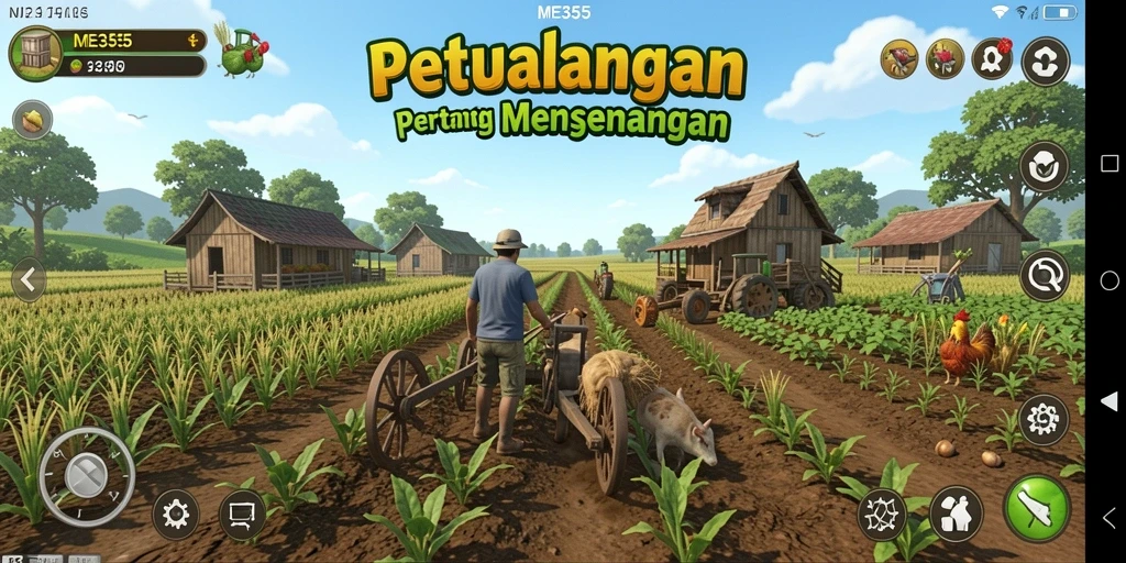 Gameplay menarik bertani dan mengelola ladang di ME355.