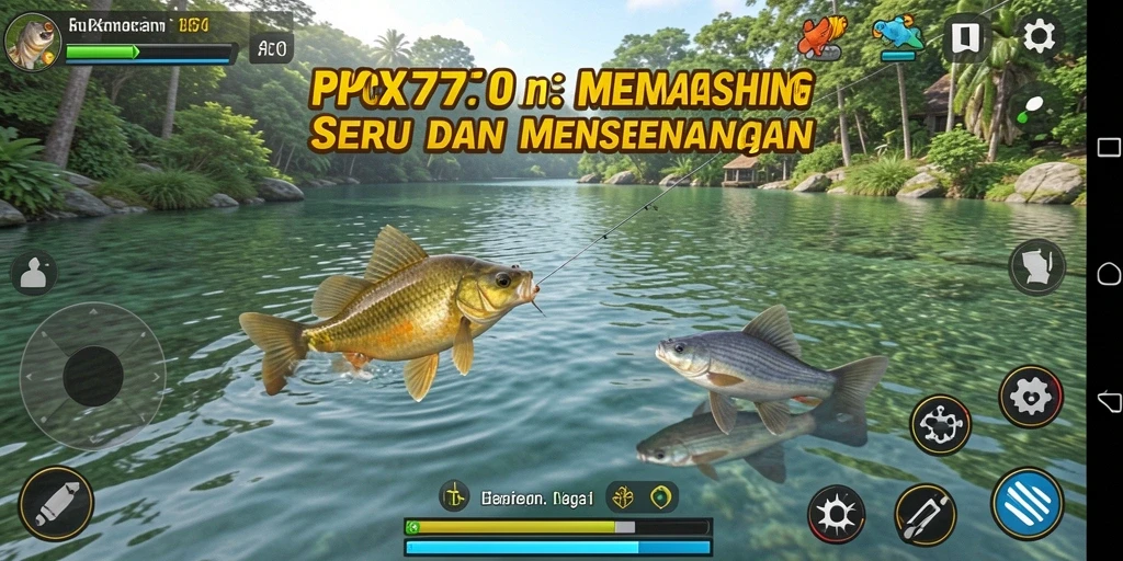 Tangkapan ikan yang memukau dalam gameplay PCX777.