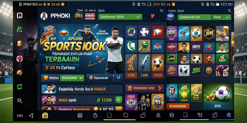 Tampilan menarik dari gameplay PPHOKI untuk pengalaman taruhan Sportsbook.
