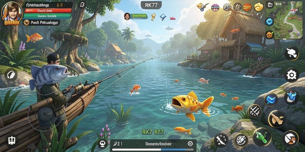 Tangkapan ikan besar dan grafik menakjubkan di RK77.