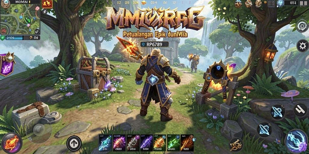 Visual menakjubkan dari petualangan RPG dalam RP6789.