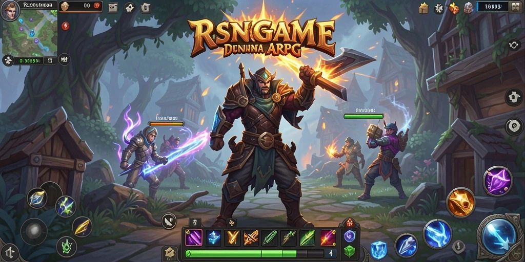 Gambaran gameplay seru dalam dunia ARPG yang memukau.