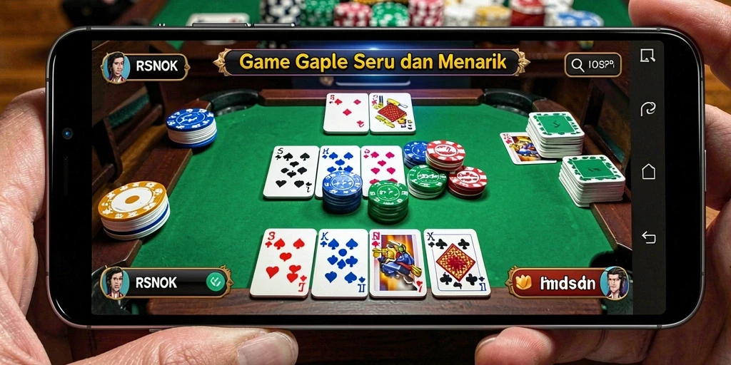 Gameplay seru Gaple yang mendebarkan di RSNOK.