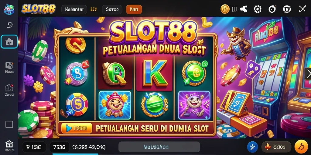 Tampilan gameplay SLOT88 yang mengasyikkan dan penuh petualangan.