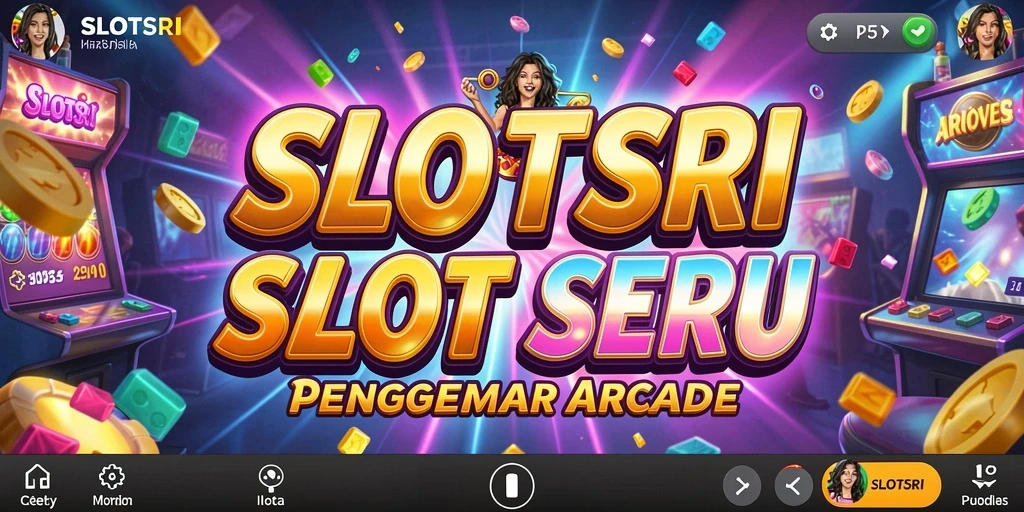 Tampilan gameplay SLOTSRI dengan grafis menarik dan tema slot beragam.