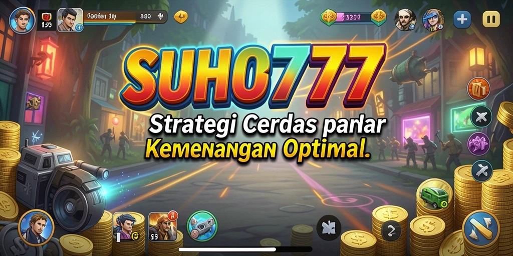 Screenshot utama yang menunjukkan taktik dan strategi permainan.