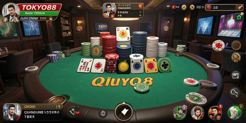 Tampilan gameplay QiuQiu yang menarik dan penuh strategi.